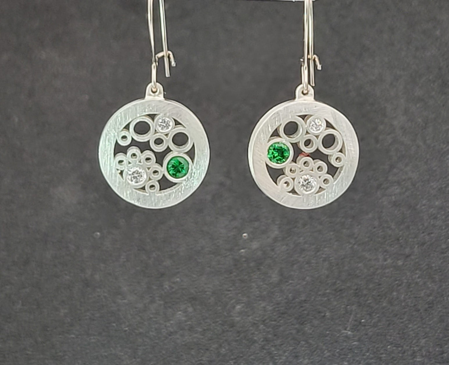 Sterling Silver Bubbles Earrings