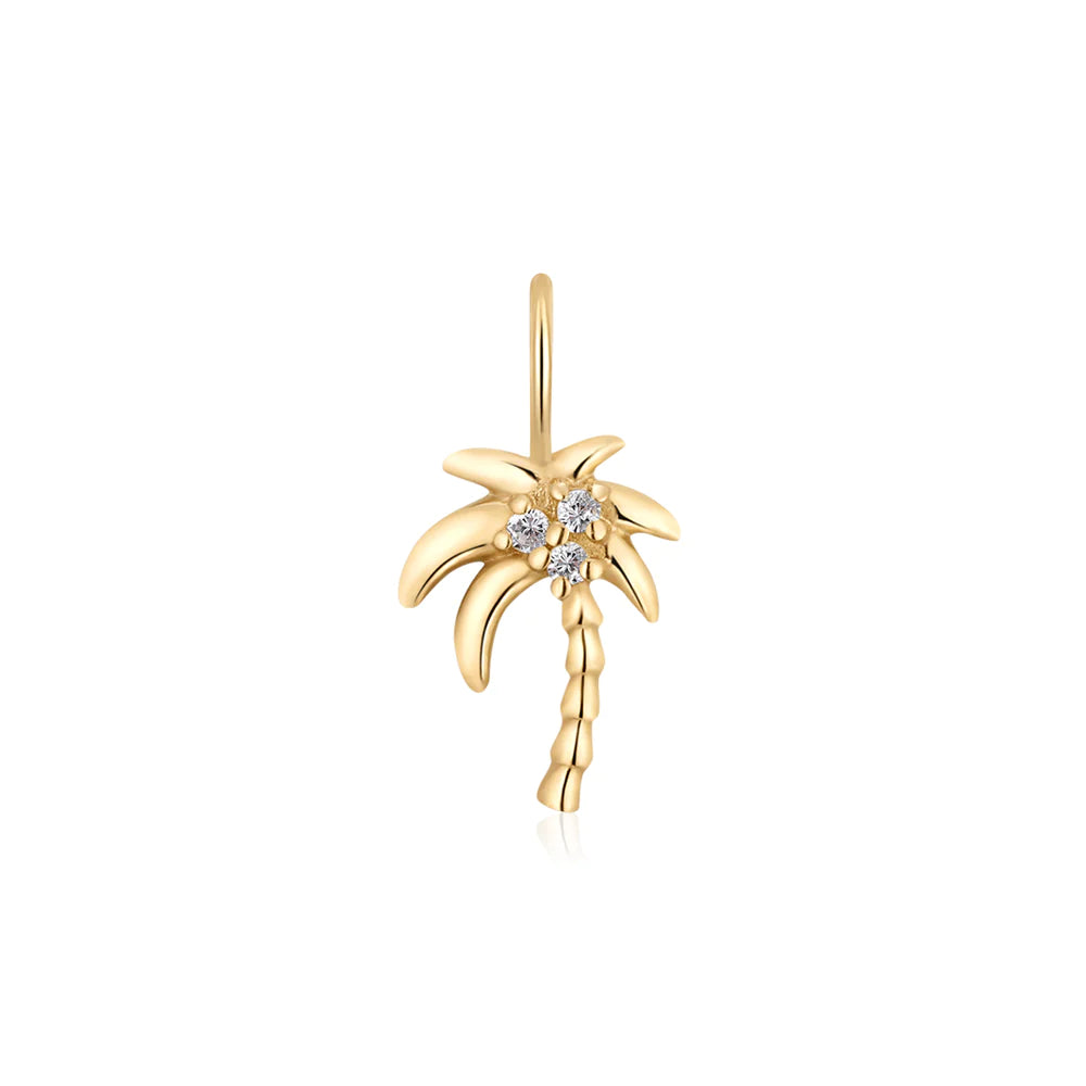 14K Palm Tree Charm