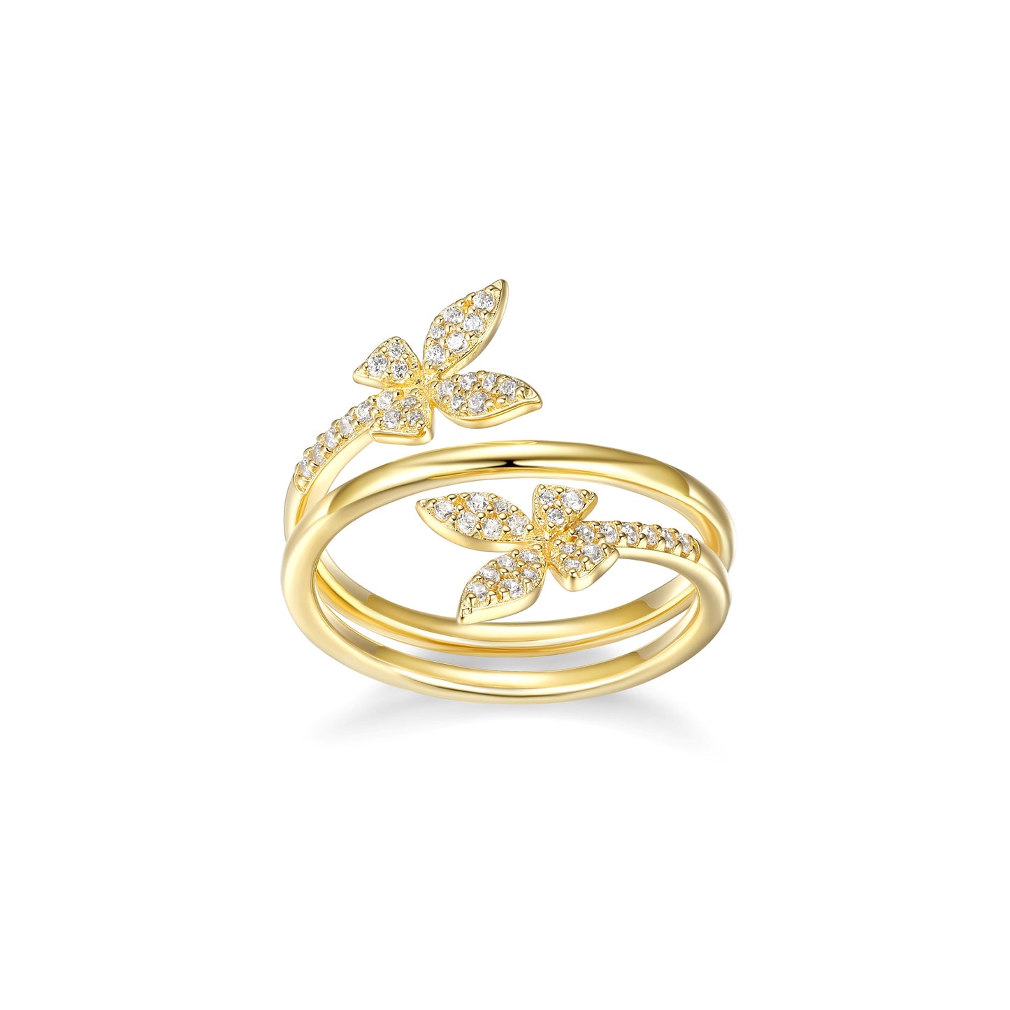 Butterfly Wrap Around Ring