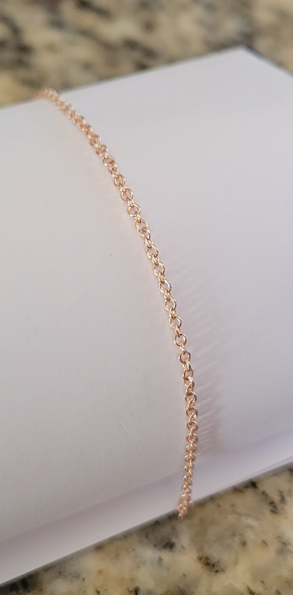 14kt Rose Gold-filled Cable Chain